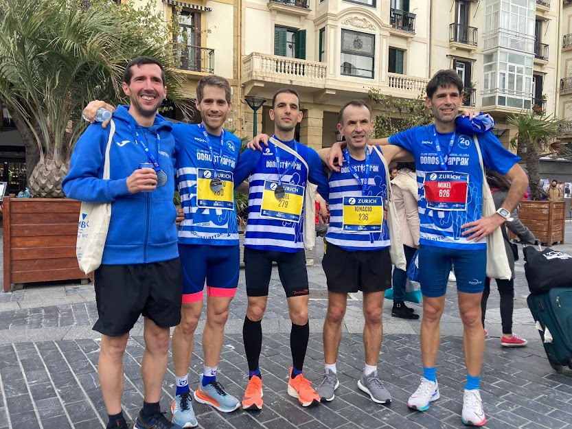 El grupo de entreno